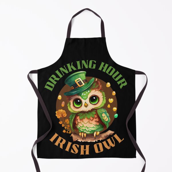 Item preview, Drinking Hour Irish Owl designed and sold by reka88.