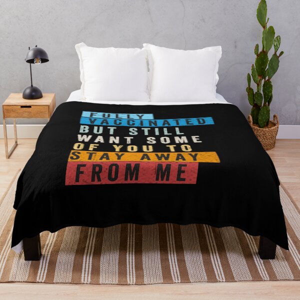 Item preview, I'm vaccinated but still want you to stay away from me, fully vaccinated but still want some of you stay away from me, Retro, vintage designed and sold by RedArtsDesign.
