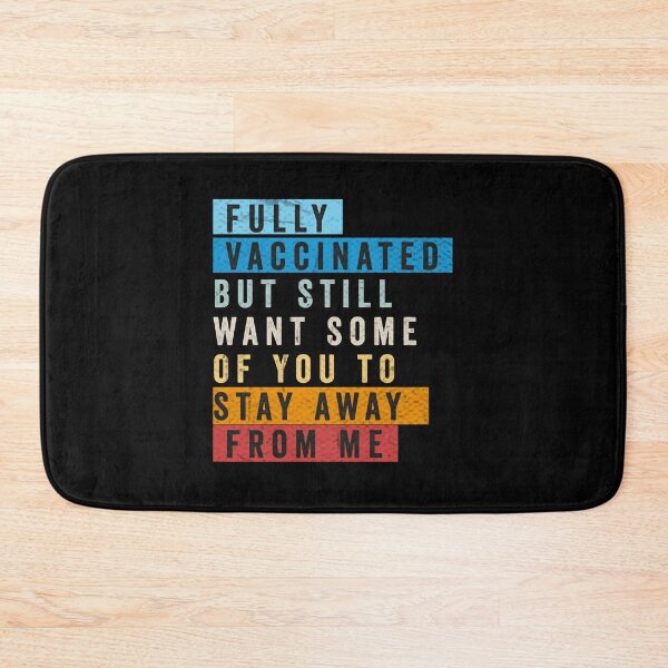Item preview, I'm vaccinated but still want you to stay away from me, fully vaccinated but still want some of you stay away from me, Retro, vintage designed and sold by RedArtsDesign.