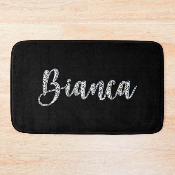Item preview, Bianca name, Dalmatian pattern Bianca first name designed and sold by Danylo Mikhnievych.