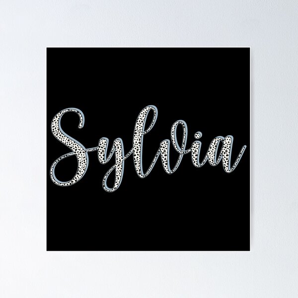 Item preview, Sylvia name, Dalmatian pattern Sylvia first name designed and sold by Danylo Mikhnievych.