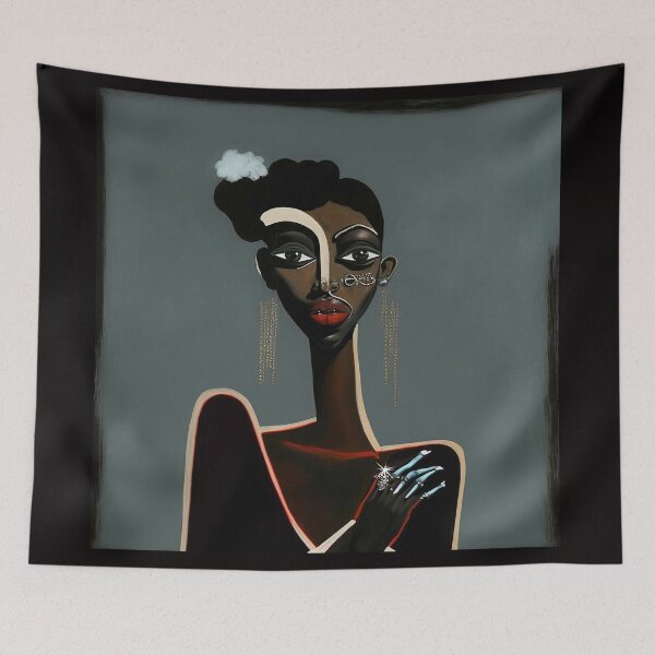 Item preview, Black Elegance Painting designed and sold by fakeSavian.