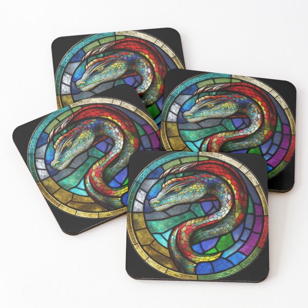 Item preview, Rainbow Reign: A Rainbow Serpent  designed and sold by Glassmaster.