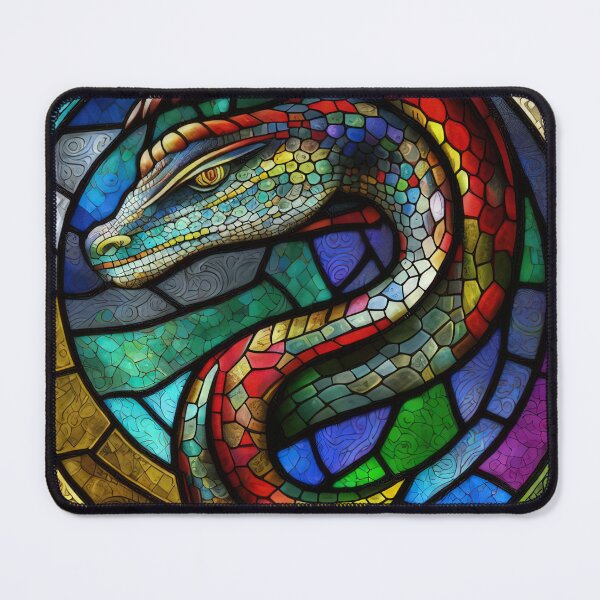Item preview, Rainbow Reign: A Rainbow Serpent  designed and sold by Glassmaster.