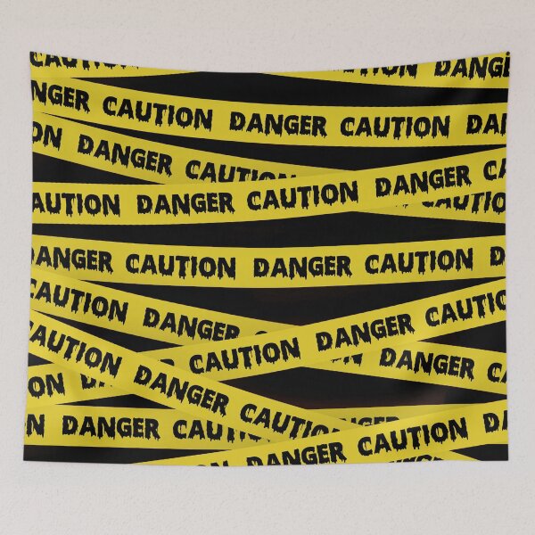 Item preview, Caution Tape Danger Crime Scene Tape designed and sold by funnytshirtemp.