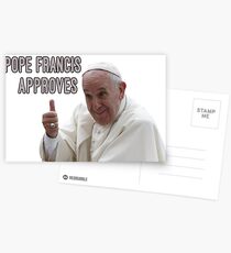 Pope Francis Approves Postcards