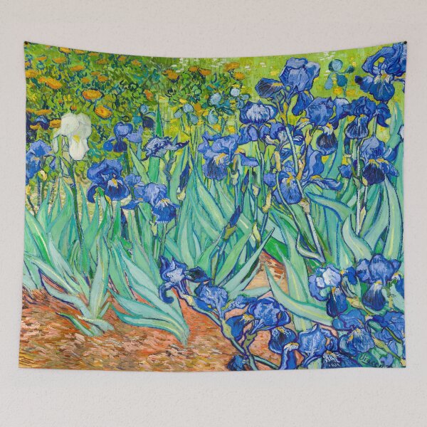 Artikelvorschau, Iris Blumen Vincent Van Gogh Iris entworfen und verkauft von chillchar1234.