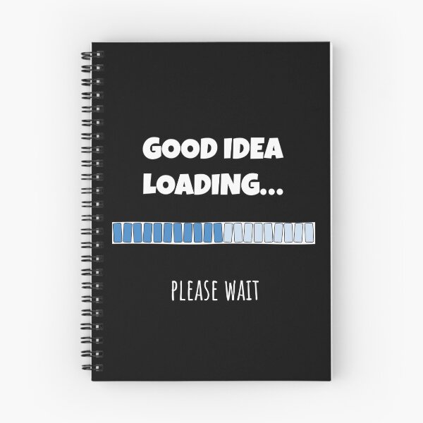 Item preview, Good Idea Loading... Please wait | Funny and witty loading bar text design designed and sold by ArtworkbyEmmy.