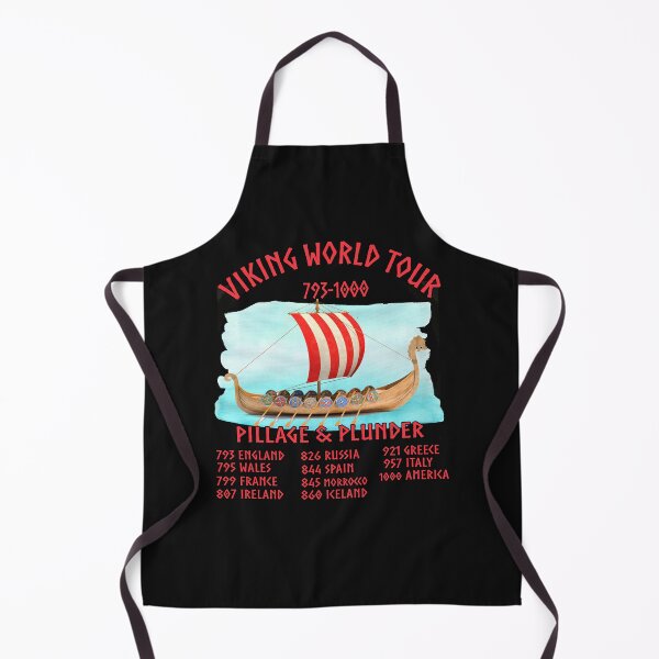 Item preview, Viking World Tour 793-1000 Pillage and Plunder Ship Colorful designed and sold by funnytshirtemp.
