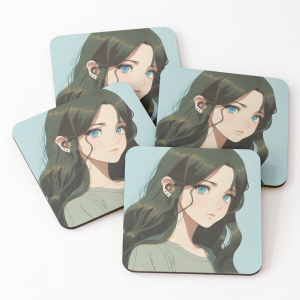 Item preview, Kawaii Tomoko Anime Girl  designed and sold by CheeseBlueprint.
