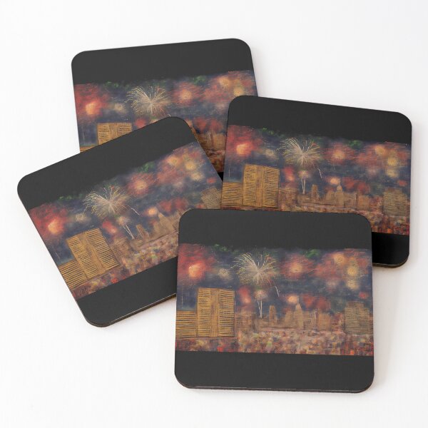 Item preview, City skyline and firework designed and sold by LonelyKraken.