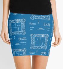 Landlords Game - Elizabeth Lizzie Magie, Inventor - blueprint Mini Skirt