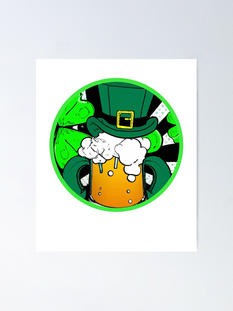 Shamrock Personalized Irish Beer Mug