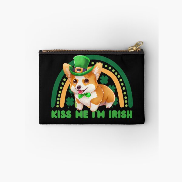 Item preview, Kiss me I'm Irish St.patricks day cute dog design designed and sold by reka88.