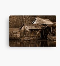 Mabry Monochrome Mill - Sepia Nostalgia Canvas Print
