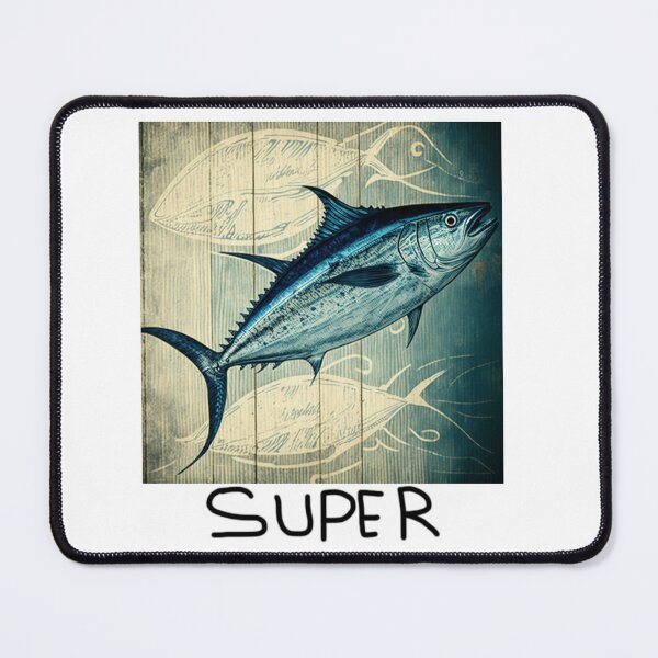 Artikelvorschau, Super Tuna Real Fish Blue 2023 entworfen und verkauft von goldenshop22.