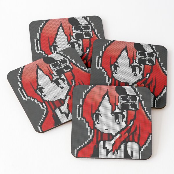 Item preview, Anime Girl 8-bit Pixel Art designed and sold by PixelDripped.