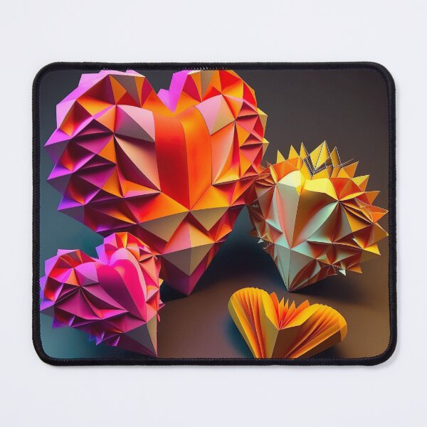 Item preview, Heartfelt Origami Gifts - A Celebration of Love, Diamonds, and Colorful Design designed and sold by IrisMyriel.