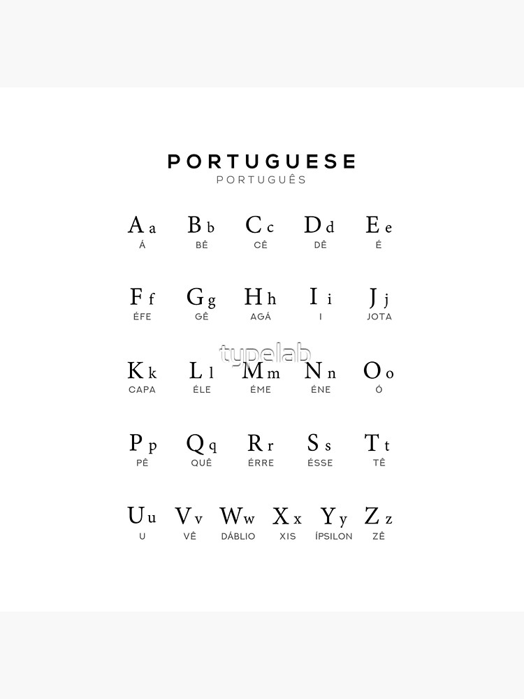 PORTUGUESE ALPHABET - Quizlet - Lisbon Language cafe