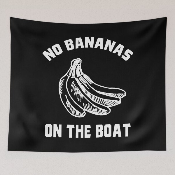 Item preview, No Bananas on Boat Banana Hater Fishermen Superstition Shirt Funny designed and sold by funnytshirtemp.