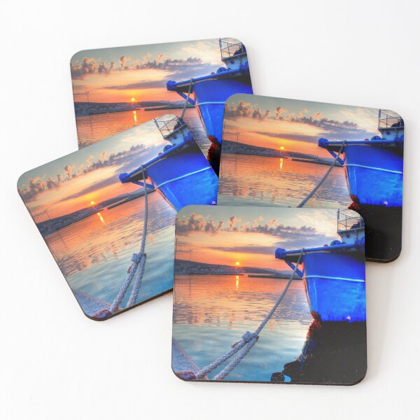 Item preview, Kefalonian Shipyard Sunset designed and sold by Paul Thompson Photography.