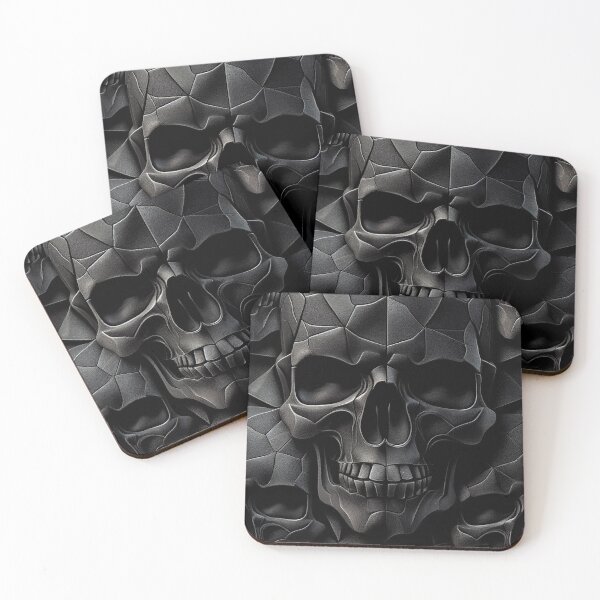Item preview, Subtle black skull pattern designed and sold by Gert Street.