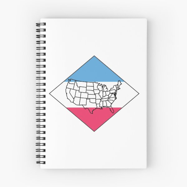 Item preview, USA map t-shirt designed and sold by hebron.
