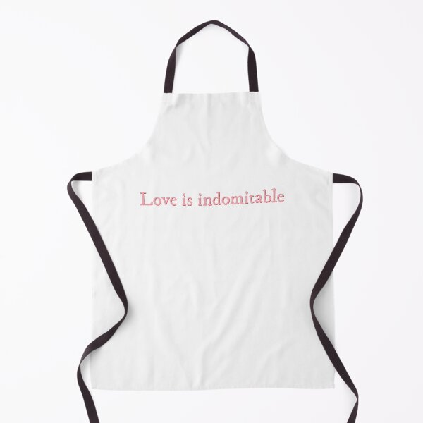 Item preview, Love is indomitable Red, White & Royal Blue quote designed and sold by percqbeths.