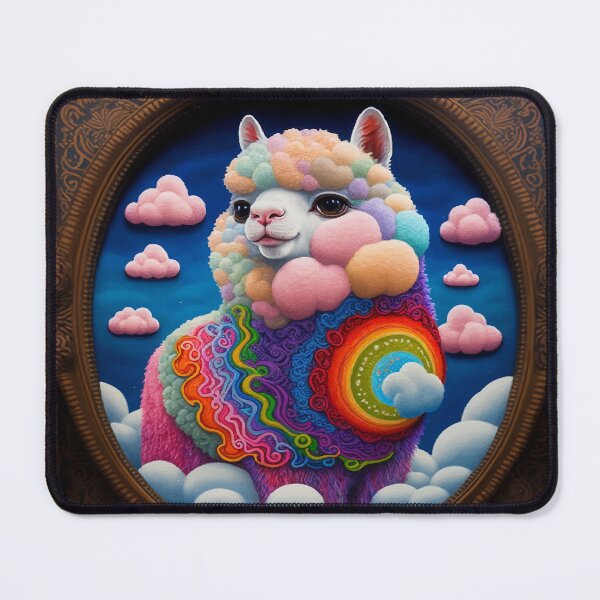 Item preview, "Rainbow Alpaca Dreams: A Colorful Art Adventure" designed and sold by ProactiveMode.