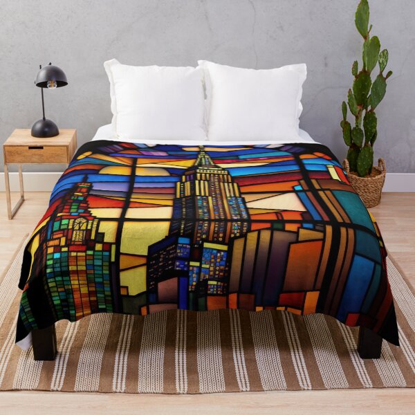 Item preview, Empire State Sunset: A Stained Glass Tribute to NYC designed and sold by Glassmaster.