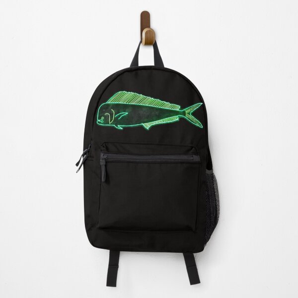 Vista previa del artículo con la obra «Diseño de neón de un delfín Mahi Mahi Dorado», diseñado y vendido por designsasstultd.