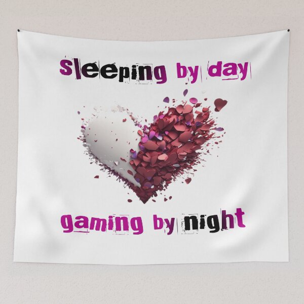 Item preview, Sleeping by day gaming by night  designed and sold by SHOP SOUS⭐⭐⭐⭐⭐.