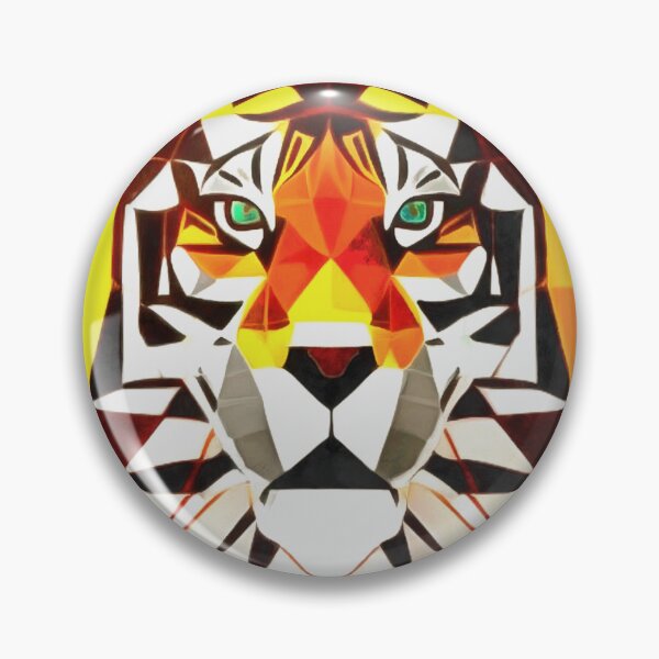 Item preview, Tiger Tiger Fearful Symmetry Geometric Art designed and sold by taiche.