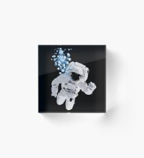 Bubbles In Space - Nasa Hoax - Flat Earth - Space Bubbles Acrylic Block