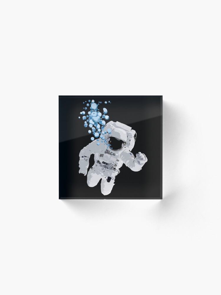 Alternate view of Bubbles In Space - Nasa Hoax - Flat Earth - Space Bubbles Acrylic Block