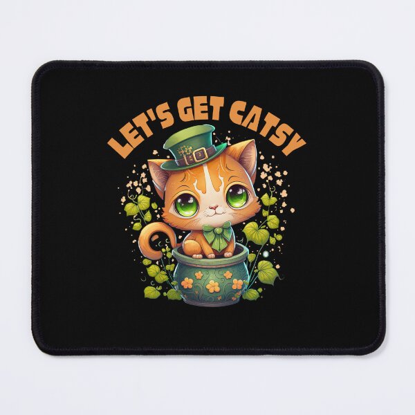 Item preview, Let's get catsy cute Saint Patricks day design designed and sold by reka88.