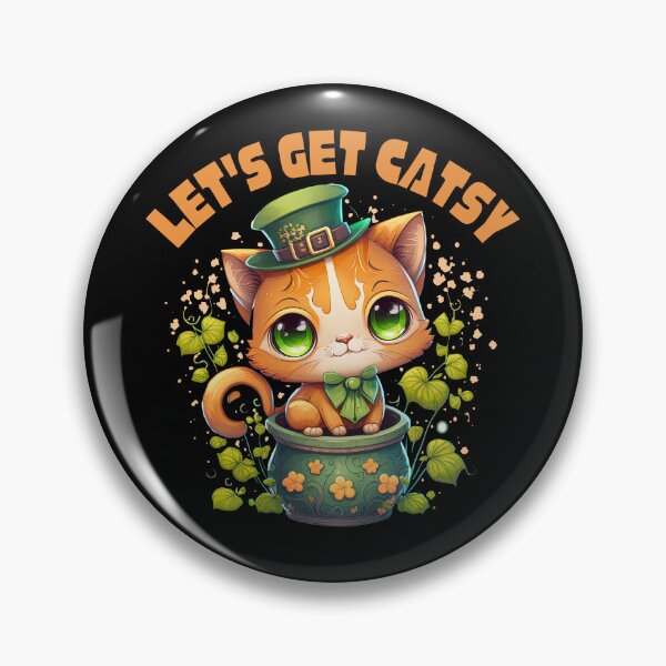 Item preview, Let's get catsy cute Saint Patricks day design designed and sold by reka88.