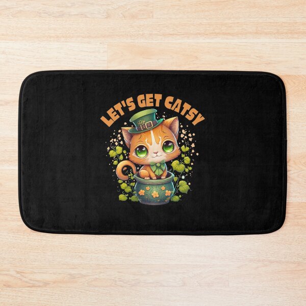 Item preview, Let's get catsy cute Saint Patricks day design designed and sold by reka88.