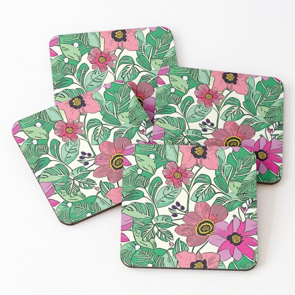 Item preview, Flowers in shades of pink designed and sold by piesdesignart.