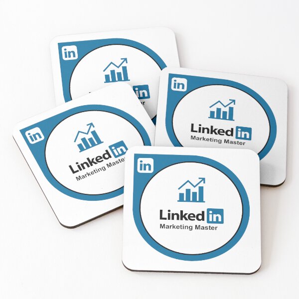 Item preview, LinkedIn Marketing Master Certification Badge designed and sold by PeterPrv.