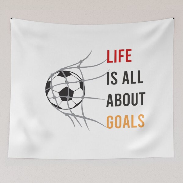 Item preview, Life Is All About Goals designed and sold by Wanc Designs.