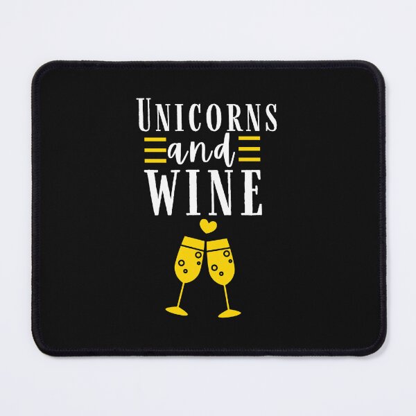 Item preview, Unicorns and Wine Quote, Wine Lover Gift, Wine Drinker, Typography Quote, Alcohol Quotes designed and sold by thedazzlingmonk.