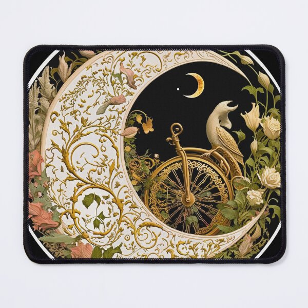 Item preview, Bicycle Wheel and Crescent Moon 82 designed and sold by Cadence-Art.