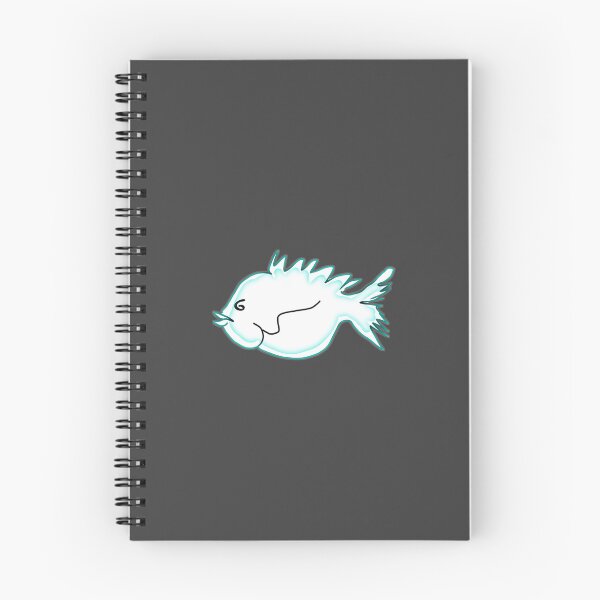 Item preview, Watercolor fish white turquoise white sea fish drawing designed and sold by vibeno1.