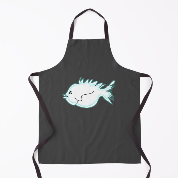 Item preview, Watercolor fish white turquoise white sea fish drawing designed and sold by vibeno1.