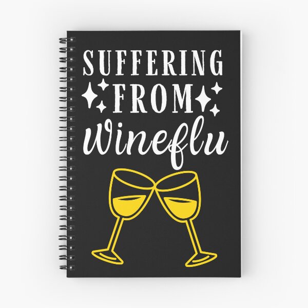 Item preview, Suffering from Wineflu Wine Quote, Wine Lover Gift, Wine Drinker, Typography Quote, Alcohol Quotes designed and sold by thedazzlingmonk.