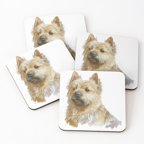 Item preview, Watercolor Painting of Norwich Terrier Small Dog Breed designed and sold by Nalaxation.