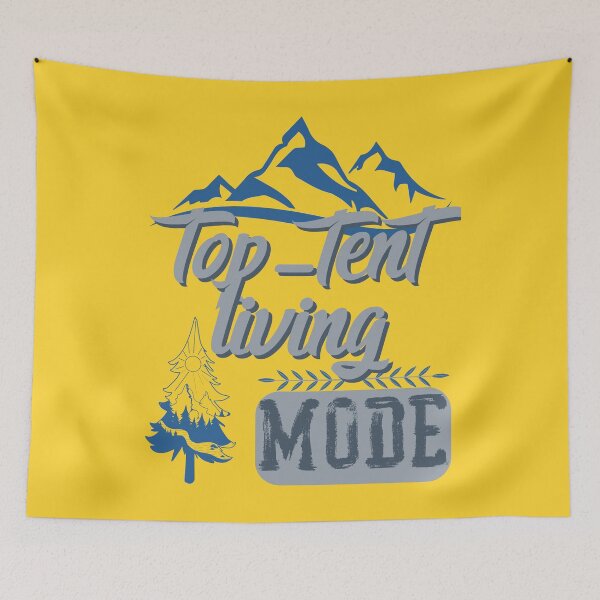 Item preview, top-tent living mode, forest river sun inside tree pine designed and sold by movie-popcorn.