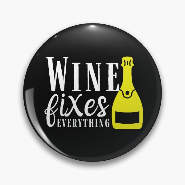 Item preview, Wine Fixes Everything Wine Quote, Wine Lover Gift, Wine Drinker, Typography Quote, Alcohol Quotes designed and sold by thedazzlingmonk.