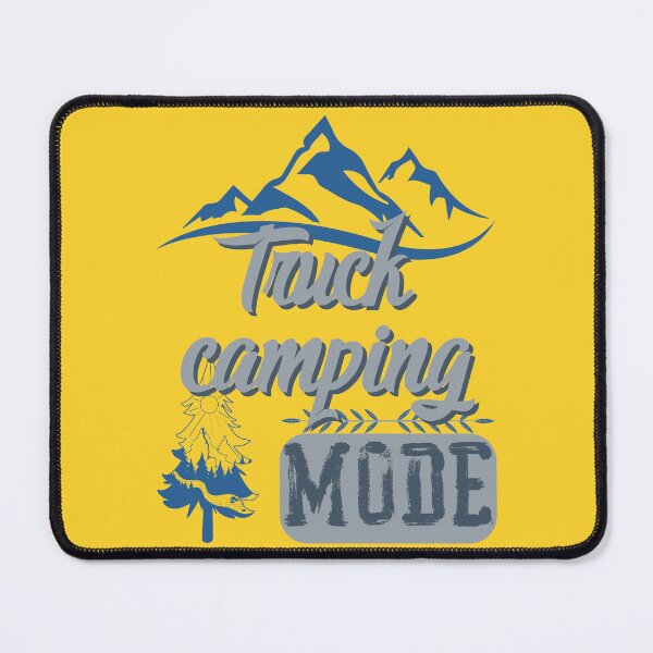 Item preview, truck camping mode, forest river sun inside tree pine designed and sold by movie-popcorn.